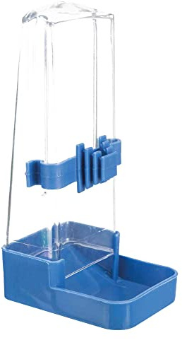 TRIXIE Drinker and Feeder for Birds, 5445, Random Colour, Easy to Hang, with Bowl