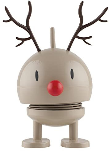 Hoptimist - Scandinavian Design - Christmas Figure - Small Reindeer Bumble - Brown - Height: 9 cm - Gift Idea