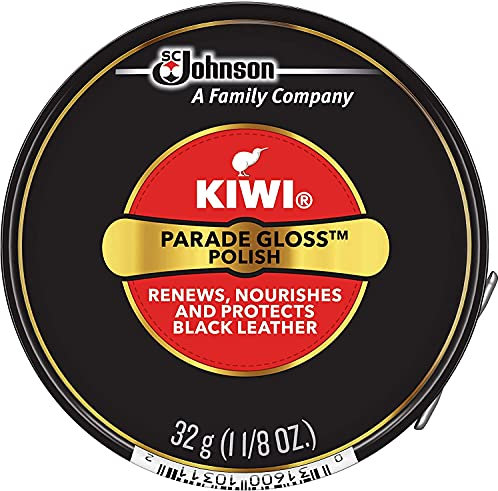 Kiwi Parade Gloss, Schwarz / Schwarz, 32 ml, 4 Stück