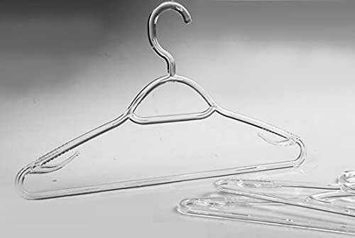 Gicos Set 6 pz grucce in plastica Trasparente 41 * 23 cm appendi Abiti Guardaroba OND-637506