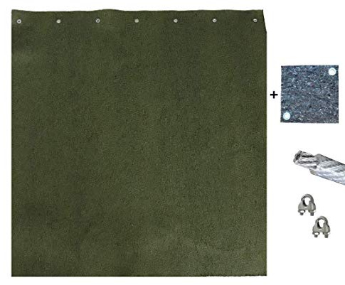 Pfeilfangmatte Nature 5m (breit) x 2m (hoch) inkl. Zubehör
