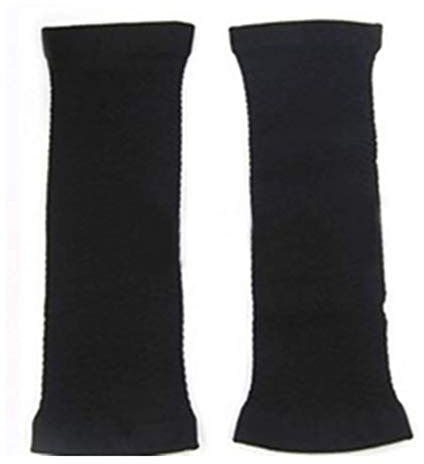 HEALLILY 1 Paar schwarze Oberarm-Former für Damen, Übergröße, für Gewichtsverlust, nach Operationen, schlankere Kompressionsmanschetten, Schwarz , Einheitsgröße