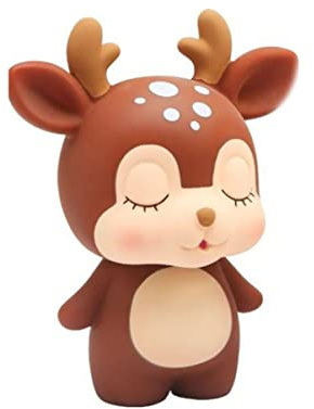 Creativo Cerdito de Ciervo Hucha de Dibujos Animados Hucha para Niñas Y Niños