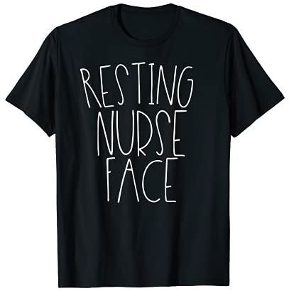 Lustiges Gesichts-Peeling für Krankenschwestern, Krankenhaus-Pflege, sarkastisch T-Shirt