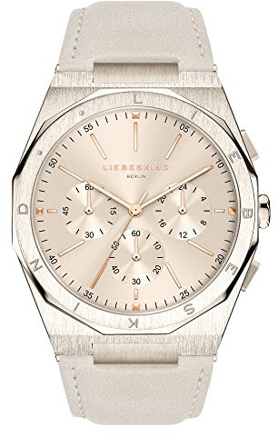 Liebeskind Berlin Unisex Analog Quarz Uhr mit Leder Armband LT-0362-LC