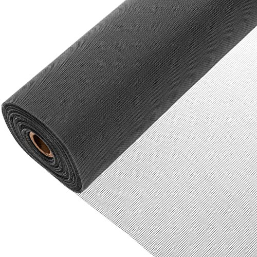 PrixPrime - Tela mosquitera de Fibra de Vidrio recubierta de PVC de 1 x 30 m