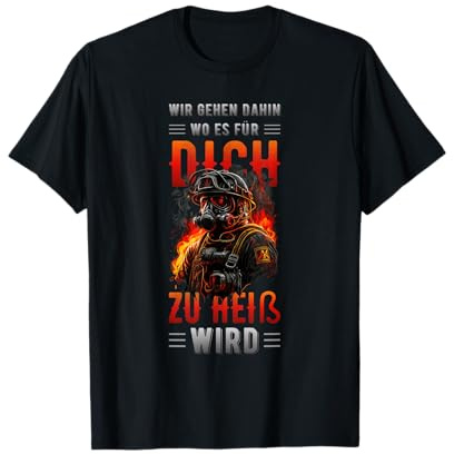 Feuerwehr Retten, Löschen, Bergen, Schützen 112 Herren Mann T-Shirt