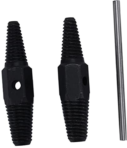 Veemoon Double-end Broken Wire Extractor for Water Pipes Pipe Stud Extractor Tap Wrench Tool Carbon Steel Easy to Use