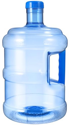 TOYANDONA Jarra De Agua Reutilizable De 5 L con Asa para Camping A Prueba De Fugas Gran Capacidad Ideal para Deportes Al Aire Viajes Y Senderismo Color Azul.