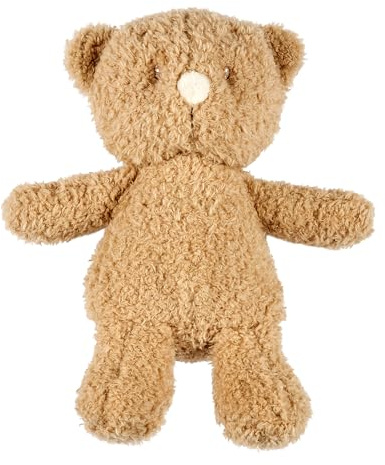 Nattou Kuscheltier Baby-Bär, Wegbegleiter ab der Geburt, Ca. 24 cm, 100% Polyester, Teddy, Braun