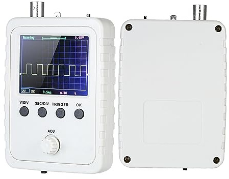 Kit de osciloscopio digital TFT de 2,4 pulgadas con adaptador de corriente y sonda de cable con clip BNC,De larga duración