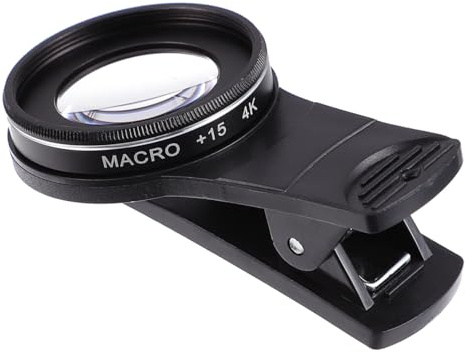 HOOTNEE Lente Macro per Smartphone 37mm Rivestimento Multistrato Lente Fotografica in Lega di Alluminio ad Alta Definizione per Fotografia Nitida