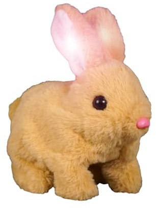 Hopping Bunny Toy - Realistic Moving Bunny | Smooth Natural Movements Bunnyy Toys, Voice Response Interactive Bunnyy, Enjoyment Comfort Animal Toys For Room Play Great Lovers