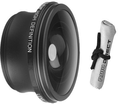 Digital Nc Obiettivo teleconvertitore 2.2X per Sony DCR-HC28 + Anello di Regolazione (25 mm-37 mm) + Panno di Pulizia in Microfibra NWV Direct