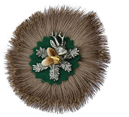 Breiter hjort tänder hatt märke, tillbehör, kostym, traditionell hatt