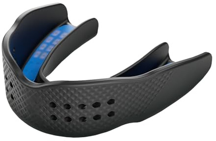 Shock Doctor Mundschutz Superfit - Easy-Fit Strap/trägerloser Mundschutz - Low Profile Fit perfekt für Basketball, Hockey, Lacrosse, alle Sportarten