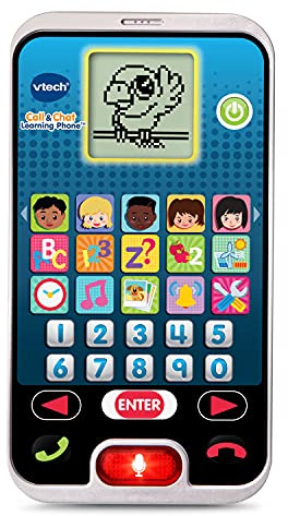 VTech Call and Chat Learning Phone (Frustration Free Packaging), Black
