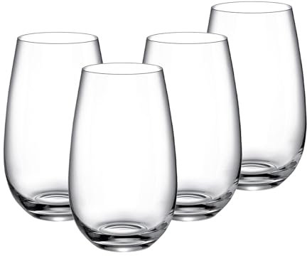 Villeroy & Boch - Entrée bicchiere, set da 4, 620 ml, cristallo, trasparente