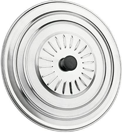 Tradineur - Tapa multiusos de acero inoxidable, diámetro 30 cm, tapa antisalpicaduras para sartén u otros recipientes de cocina, diseño clásico, resistente y duradera