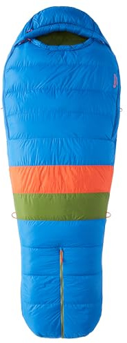 Marmot Sawtooth, Down Adult Mummy Sleeping Bag, 650 Goose down Filling, Very Light and warm, 183 cm, Suitable down to -28°