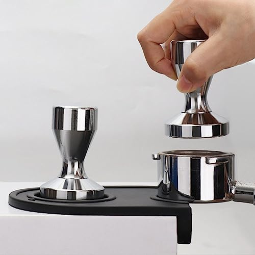 DAZZLEEX Coffee Tamper, Coffee Compactor, 49mm Coffee Bean Mallet Espresso Level Base Compression Instrument
