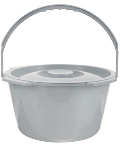 Homoyoyo Pot De Toilettes Portable Avec Couvercle Seau Pour Adultes Pour Camping Et Situations Urgence Capacité Anti-éclaboussures Et Odeurs