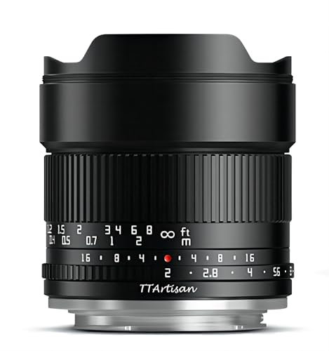 TTartisan 10mm F/2.0 Lente Ultra Gran Angular, Compatible con cámaras sin Espejo Fuji X-Mount