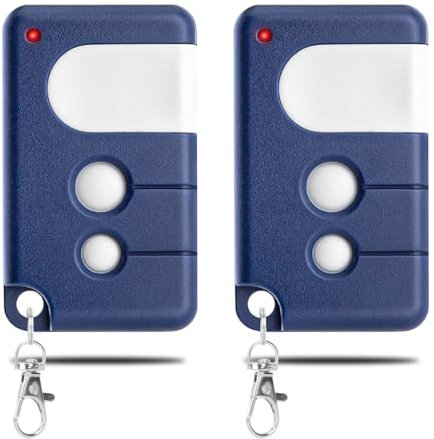 Mucek 2 Stück Garagentoröffner Kompatibel mit Chamberlain Handsender, Garage Handsender für LiftMaster MotorLift Garagentor Ersatz Fernbedienung 84335EML,94333E MotorLift ML500, ML700