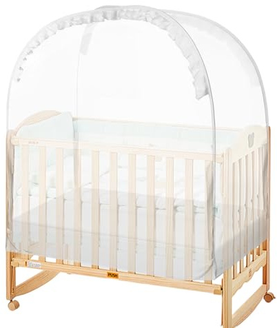Kinderbett-Abdeckung, um zu verhindern, dass das Baby herausklettert, 70 x 130 x 140 cm, atmungsaktiver Netz-Bettschutz, ideal für Kleinkinder, Kinder, Kinderzimmer, Schlafzimmer, Schule, Reisen