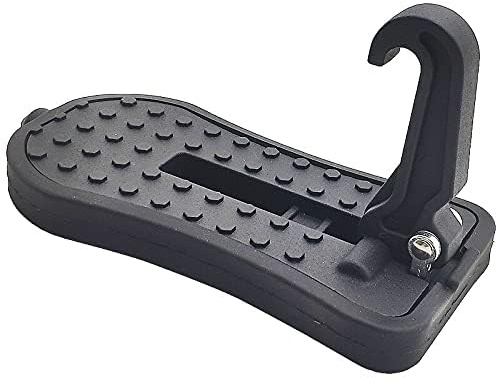 WENINETIES Marchepied de Porte de Voiture pour Dacia Duster 2 2018-2022 2023, Pliable Robuste Alliage Aluminium Sécurisé Antidérapant Stable,Black