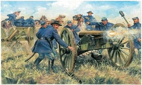 Italeri 510006038 - 1:72 Union Artillerie, grau, S