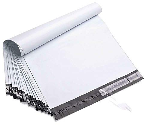 RBHK 100pcs 14.5 x 19 White Poly Mailers Shipping Mailing Envelopes Bags