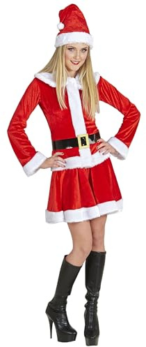 W WIDMANN MILANO Party Fashion - Miss Weihnachtsmann Kostüm