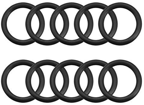 sourcing map 10 Stück Dichtung O Ringe 27mm AD 20,8mm ID 3,1mm Breite Nitrilkautschuk Metrische Dichtungsringe Gummi Unterlegscheiben Seals für Wasserhahn Rohrleitungen Beständig Schlauch
