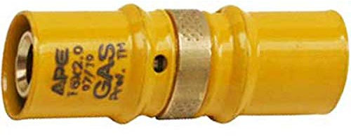 Ape Raccorderie Raccordo A Pressare Diritto Doppio Ridotto Per Gas 26 X 20