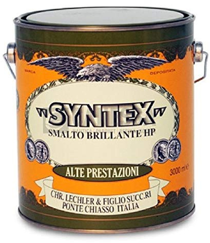 Smalto sintetico Alte Prestazioni, per esterni e interni, Syntex Bianco Lucido e Opaco (3 LT, Bianco Satinato)