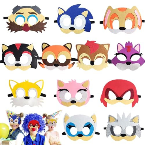 Sunshine smile Tiermasken,masken Tiere,Tiermasken Zum Ausmalen,Masken Geburtstag Deko,Maske Tier,Dschungel Party Deko