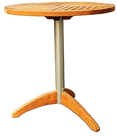 Greatland GRATLAND - Rundtisch 70 cm aus Teakholz und Aluminium