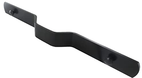 Barra di sicurezza nera – alluminio, lunghezza 430 mm, anti-effrazione, finestra, persiana a battente, protegge la tua casa dal furto – facile da installare e robusta – fabbricazione francese