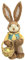 predolo 35 Cm Coniglietto Decorativo, Decorazioni Pasquali, Figure di Paglia, Figurina di Coniglio di Pasqua di Paglia, Scultura di Pasqua per La Casa da Tavolo in Fattoria, Ragazza di Vestiti Gialli