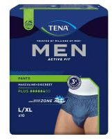 TENA MEN Act.Fit Inkontinenz Pants plus L/XL blau 10 St