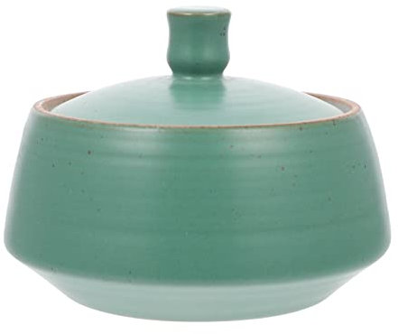 ABOOFAN Vintage Keramik Teedose Für Küche Zuckerdose Mit Deckel Keramik-teedose Als Bonbondose Exquisit Verarbeitet Und Langlebig