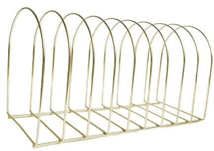 Dualoai Espositore per Cappelli di Lana, Porta Cuffie Da Nuoto, Porta Cappelli Da Tavolo Decorativo, Porta Cappelli Lavorato a Maglia per La Decorazione Del G, 10 Griglia Oro