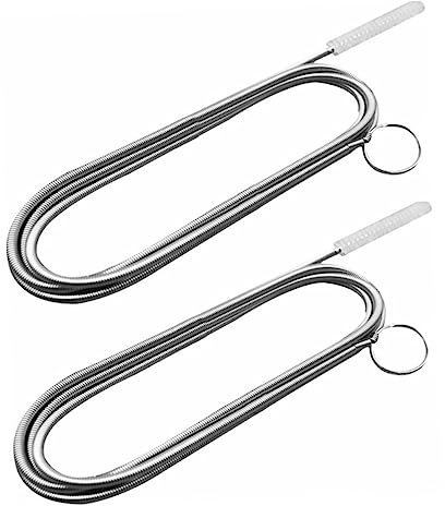 IWOWHERO Drain Wire Tools 2 Pcs Refrigerator Drain Hole Cleaner Cleaning Tool Set Dredging Device for Fridge and Kitchen
