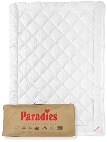 PARADIES kühlende Sommerdecke 135x200 cm Cool Dream Bio - atmungsaktive und feuchtigkeitsregulierende Sommerbettdecke mit PCM-Füllung, Öko-Tex 100 Klasse 1, medizinisch getestet