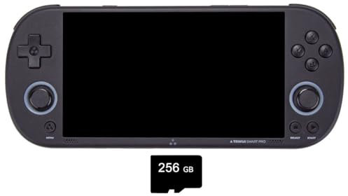 SKLL TRIMUI Smart PRO HD Console di Gioco Arcade Portatile, Console di Gioco Portatile retrò con Schermo IPS da 4,96 Pollici per Bambini E Adulti, 256G con 14300 Giochi