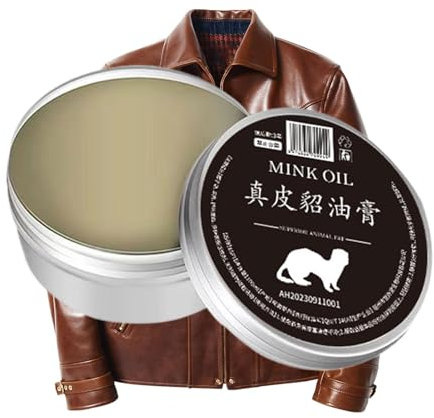 Bálsamo Recolorante para Piel - Crema de Piel Genuina, Cera para Zapatos de Cuero | Crema de Pulido de Piel con Aceite de Visón, Herramienta de Cuidado y protección versátil para Zapatos,