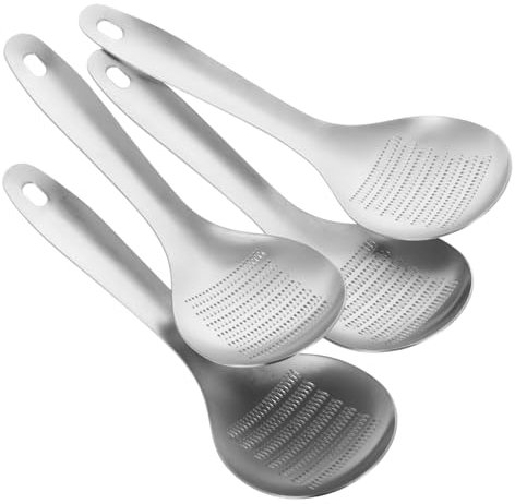 PartyKindom 4pièces Râpe à Fromage Cuillère Acier Inoxydable Ustensile Pour Râper Gingembre Ail Zesteur Alimentaire Outil De Cuisine Multifonction Simple