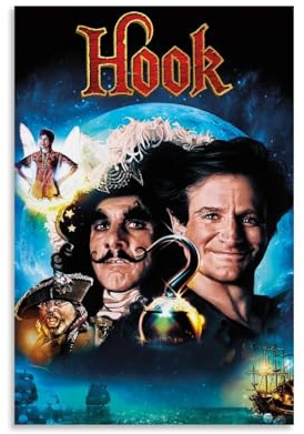 Hook 1991（3） Aesthetic Wall Art Poster for Living Room Bedroom Decorative Painting Cover Print 24x36inch(60x90cm) Unframe-style-11