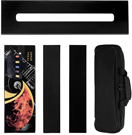 Guitar Pedal Board 18.14x4 96 Zoll Pedalboard Aluminiumlegierung Stromversorgung Mit Großem Tragetaschen Pedalboard Netzteil Versehen